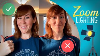 Zoom Video Lighting Tips [upl. by Darren]