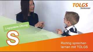 Logopädie Übung für Kinder – Lautbildung S [upl. by Leena136]