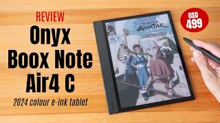 Onyx Boox Note Air4 C review 2024s colour eInk tablet [upl. by Drahsar]