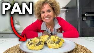 CÓMO HACER UN PAN BAGEL ANTIINFLAMATORIO RECETA SIN CULPAS  PAULA LARENAS [upl. by Minette]