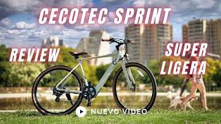 🔥 Bicicleta Eléctrica SUPER LIGERA ⚖️ Cecotec Sprint  Review [upl. by Zacherie]