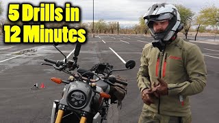 5 EASY Motorcycle Drills That Will Make You a Better Rider [upl. by Weasner588]