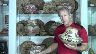 Indian Pottery how to Identify Antique San Ildefonso Polychrome Pottery [upl. by Conias809]