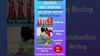 One Month Dance Programme  Himani Dance Classic  Registration Start Now  Online Dance Class [upl. by Deeas]