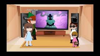 Peter Pan Wendy and her siblings react to Tinkerbells Villain songGacha [upl. by Salita]