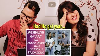 Indian Reaction On Mehwish Hayat on Voice Over Man Season 2 PREMIERE [upl. by Faso]