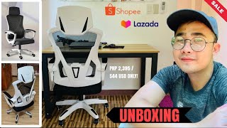 Unboxing ERGONOMIC Mesh Gaming Computer Chair  Assembling Tutorial  Review [upl. by Weisberg927]