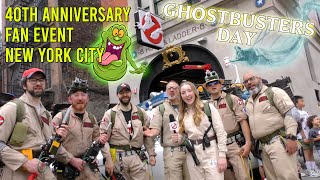 Celebrating the 40th Anniversary of Ghostbusters in NYC on Ghostbusters Day 2024 [upl. by Segroeg285]