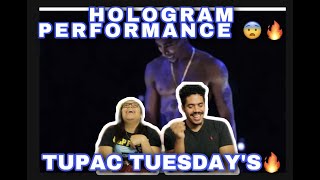 TUPAC TUESDAYS   HOLOGRAM PERFORMANCE REACTION 🔥😱😳🔥 [upl. by Mariellen]