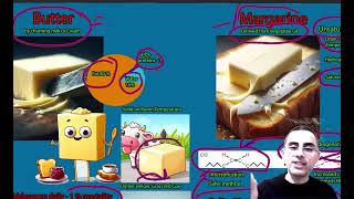 Butter Vs Margarine  Everything you should know about their safety and health effects [upl. by Aehsa203]