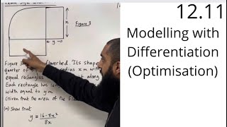 Edexcel AS Level Maths 1211 Modelling with Differentiation [upl. by Nadruoj386]