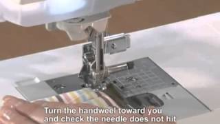 Brother Domestic Sewing Machine Adjustable Zipper amp Piping Zip Foot Tutorial [upl. by Cara]