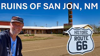 ROUTE 66 San Jon New Mexico  Narrated walkthrough of town route6 [upl. by Jameson]