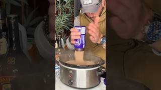 Cadbury Hot Chocolate ☕️🍫🥃 hotchocolaterecipe mancavebartender [upl. by Anuahc]