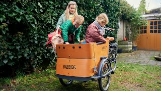 Bakfiets kindertransport van Babboe ideaal voor ouders [upl. by Dej249]