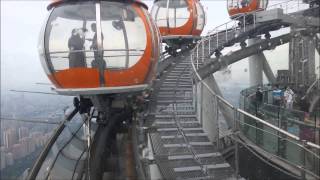 Worlds highest outdoor observation deck  Canton tower Guangzhou [upl. by Tnilk237]