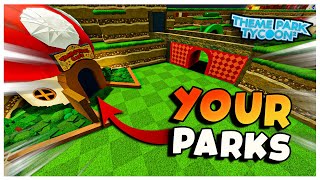 🔴LIVE  Touring YOUR PARKS  Theme Park Tycoon 2 [upl. by Suckram]