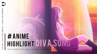 『4K』 Diva Song Vivy Fluorite Eyes Song English Lyrics [upl. by Anaderol]