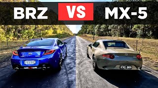 Drag Race 2024 Subaru BRZ tS vs Mazda MX5 GT RS 0100 14 mile [upl. by Rimisac]