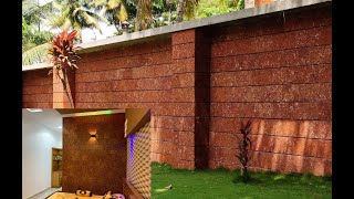 laterite stone cladding in detail [upl. by Hatfield]