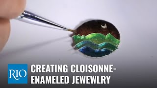 Creating CloisonneEnameled Jewelry with Ricky Frank [upl. by Copland436]