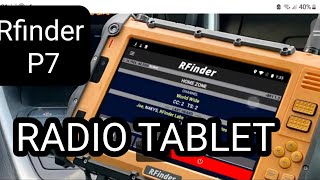 Rfinder P7  Radio Tablet [upl. by Shelba]