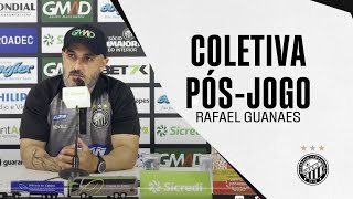 Coletiva pósjogo  Operário Ferroviário 4x0 Andraus  Rafael Guanaes [upl. by Supen]