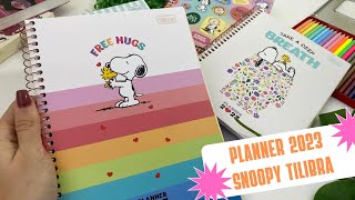 PLANNER 2023 SNOOPY TILIBRA  SCHUSTER PAPELARIA studygrambr papelaria planner materialescolar [upl. by Mozart598]