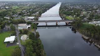 Nepean river Western Sydney Penrith drone footage [upl. by Jovitah869]