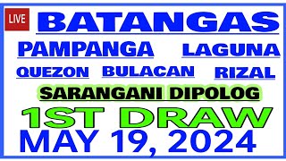 Stl results today 1st DRAW May 19 2024 stl batangas [upl. by Hendrickson199]