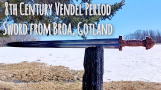 8th Century Late Vendel Period Sword from Broa Gotland REVIEW SPQRSE [upl. by Nnahtebazile]