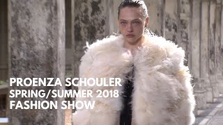 Proenza Schouler Fashion Show  Spring Summer 2018 Runway Show 4K  tooStylish [upl. by Aizek]