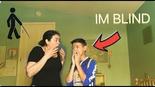 IM BLIND PRANK ON MOM  GONE WRONG [upl. by Eugene]