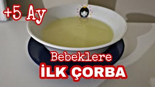 Bebekler için İlk Çorba Tarifi 5 Ay İrmikli Kabaklı Bebek Çorbası [upl. by Eicaj266]