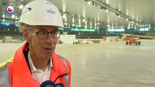 Werk aan Thialf gaat in de bouwvak gewoon door [upl. by Feola703]