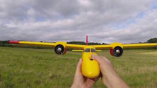 multiplex twinstar twin 12 blade 64mm edf maiden flight nippy jet [upl. by Lanoil796]