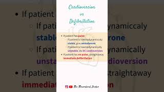 Cardioversion vs Defibrillation shorts short [upl. by Tybi]