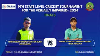 MARANGBURU CRICKET CLUB FOR BLIND MAYURBHANJ VS KORAPUT VISUALLY IMPAIRED CRICKET TEAM KORAPUT [upl. by Nonnel]