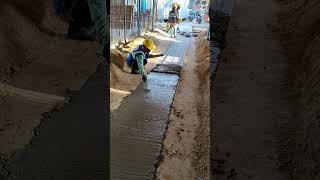 subsoil pipe line drain pcc work concreting civil constraction civilengeenring [upl. by Files]