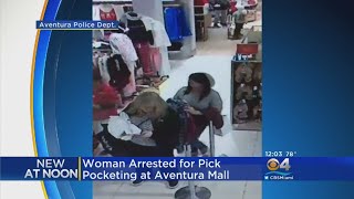 Pickpocket Arrested At Aventura Mall [upl. by Adlee]