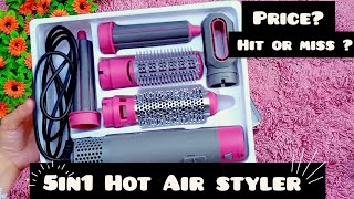 5in1 hot Air styler review dyson airwarp dupe hot air styler review dysonairwrap airstyler [upl. by Cherice38]