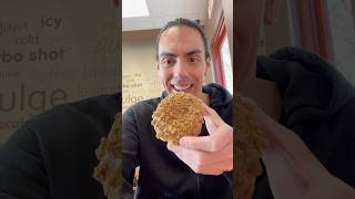 NEW Dunkin’ Cookie Butter Donut mukbang [upl. by Patsis]