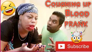 COUGHING UP BLOOD PRANK ON HUSBAND 🤣🤣 Must watch [upl. by Ermengarde]