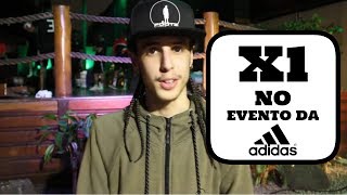 DESAFIO DO X1 NO EVENTO DA ADIDAS com LUCAS MOURA amp ADONIAS FREESTYLE [upl. by Yendirb]