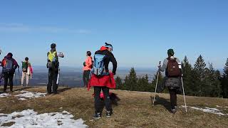 von Bad Kohlgrub zur Hörnlehütte 1390m und zum Vorderen Hörnle 1484m 18032023 [upl. by Atinrev]