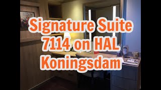 Signature Suite Tour 7114 on HAL Koningsdam Jan 2020 [upl. by Oremor]