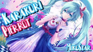 NIGHTCORE  Karakuri Pierrot  Clockwork Clown Hatsune Miku  VocaloidLyrics [upl. by Nylorahs]