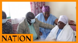 DP Gachagua visits Dedan Kimathis wife Mukami at her ward in Nairobi Hospital [upl. by Aneej]