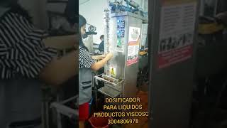 Dosificador llenadora para liquidosproductos viscosos [upl. by Jemy]