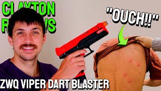 The ZWQ Viper Foam Dart Blaster is WILD Review [upl. by Modern]